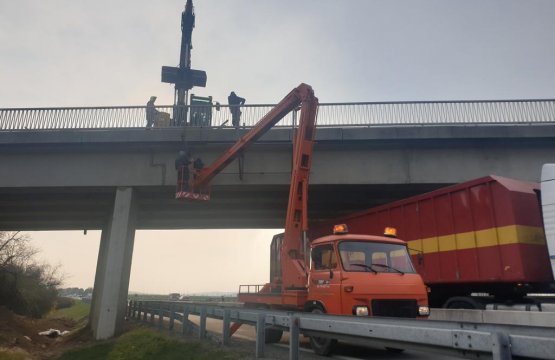 Rekonstrukce dálničního mostu Vyškov